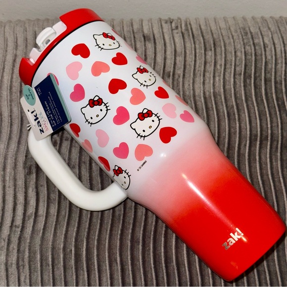 Hello Kitty Red and Pink Travel Mug - Picture 4 of 4